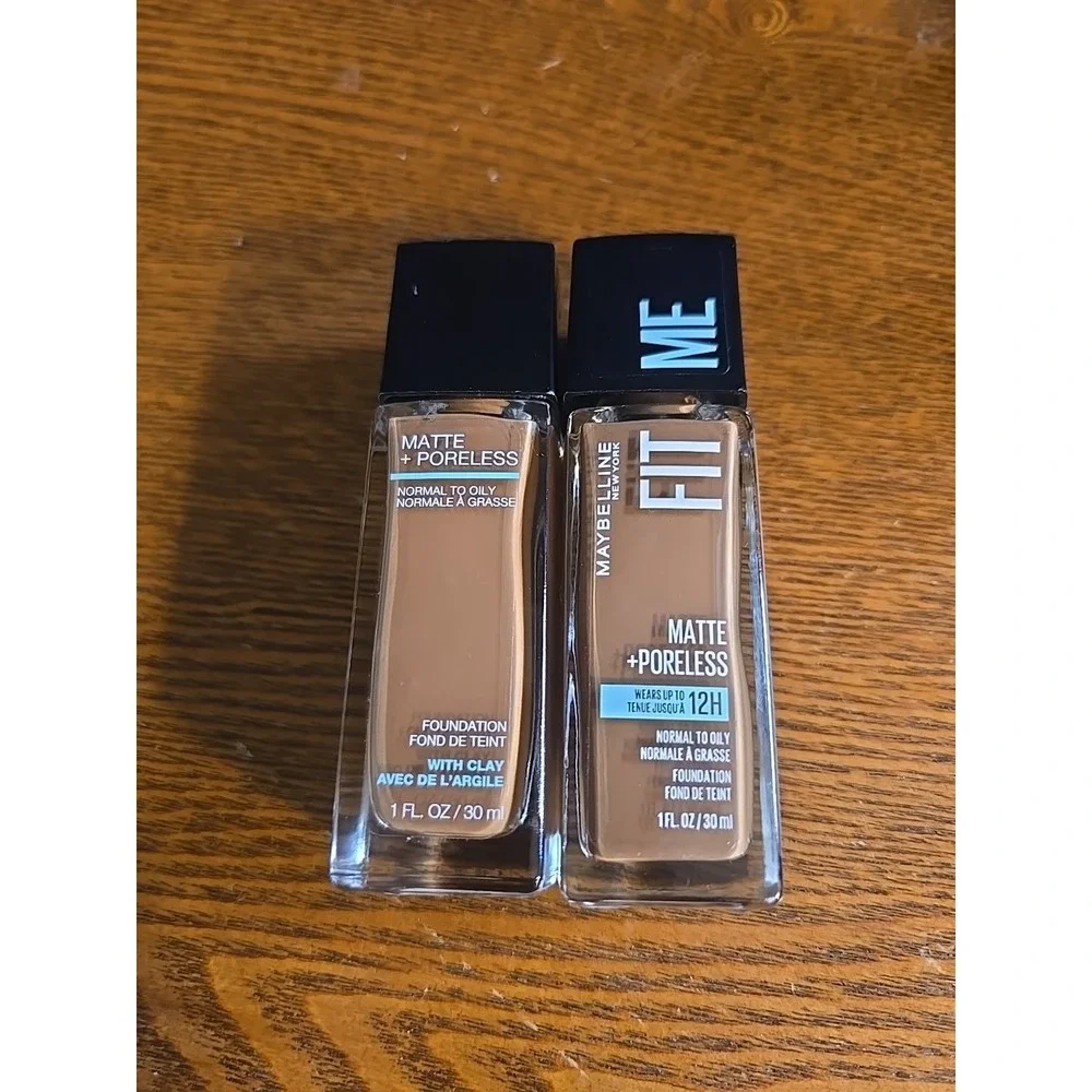 2‎ PK Maybelline Fit Me Matte Poreless Oil Free Foundation 362 Truffle